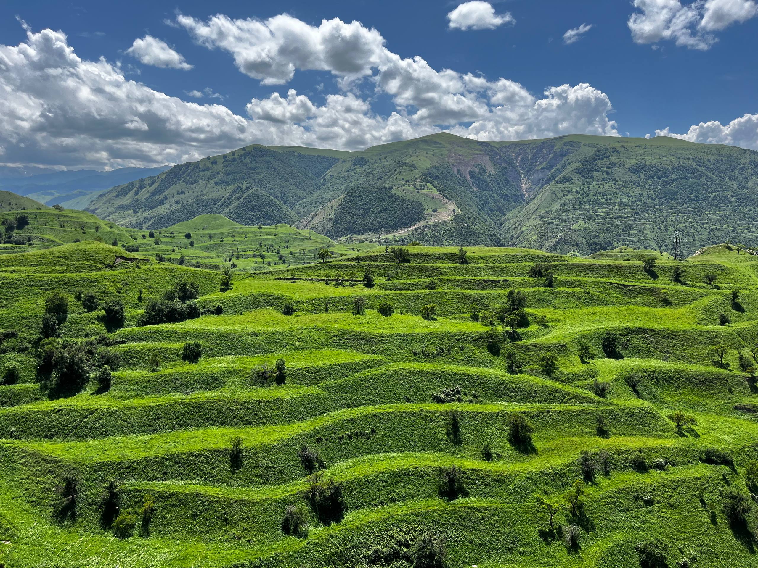 Село на скальном выступе